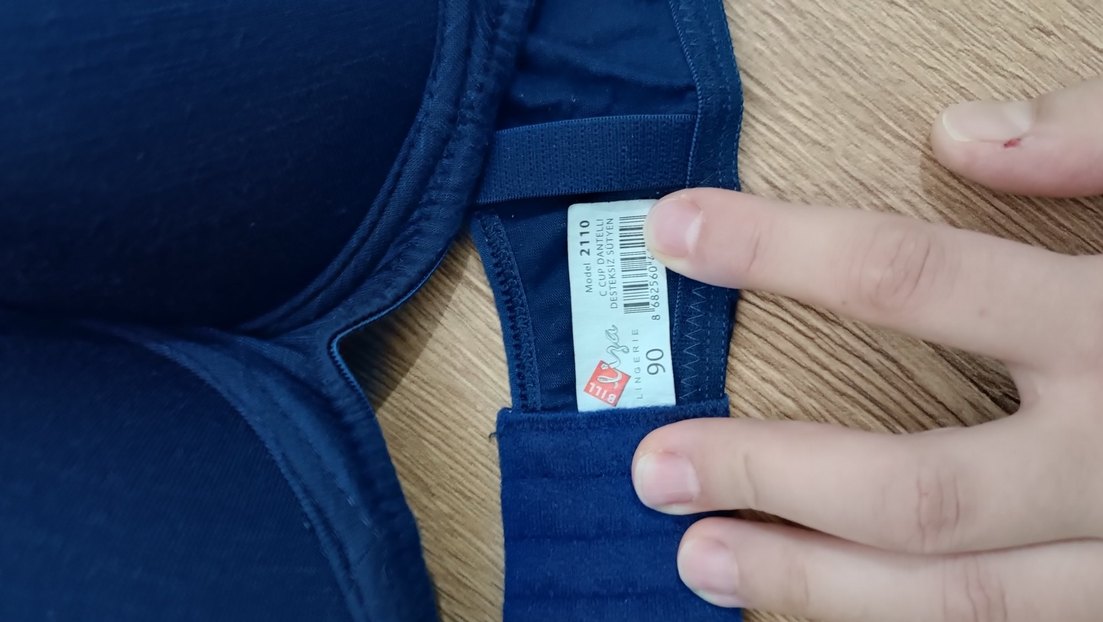 Gri ve Lacivert Rahat Sütyen Seti - Görsel 4