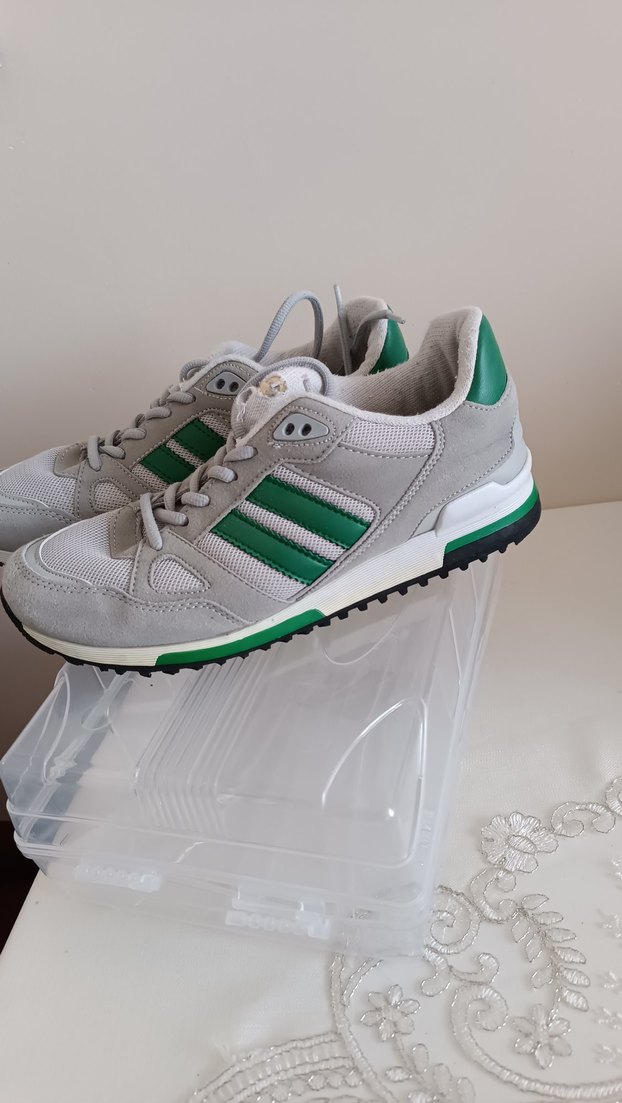 Yeşil Şeritli Gri Kadın Spor Ayakkabı - Görsel 4