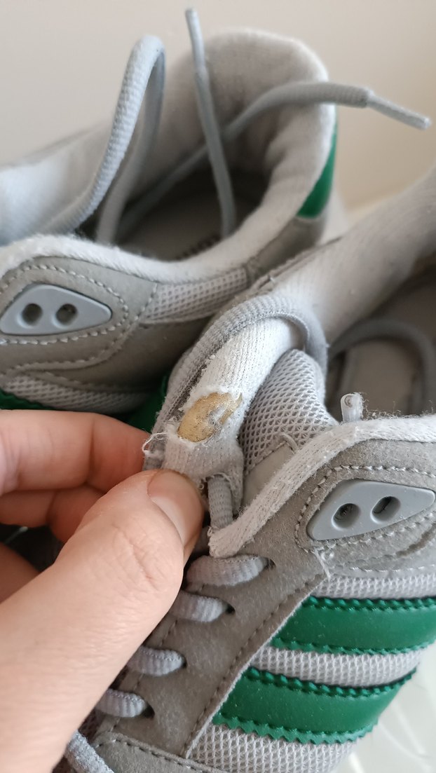 Yeşil Şeritli Gri Kadın Spor Ayakkabı - Görsel 3