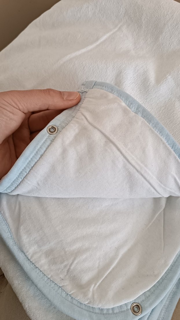 Beyaz Bebek Slingi Nakışlı JUMPINS - Görsel 2