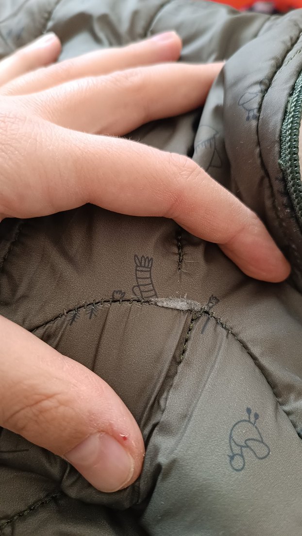 Haki  Fermuarlı Erkek Bebek Kayak Tulumu - Görsel 3