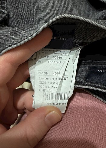 Erkek kot pantolon - Görsel 3