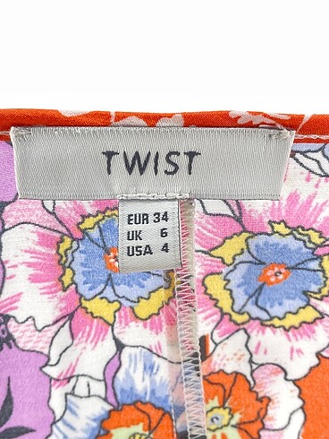 34 Beden çeşitli Renk Twist Uzun Elbise %70 İndirimli.