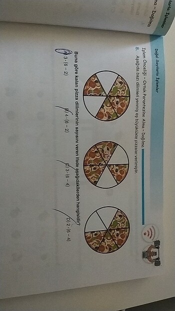 Kondisyon 6 sınıf matematik kitabı - Görsel 4