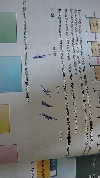 Kondisyon 6 sınıf matematik kitabı - Görsel 5