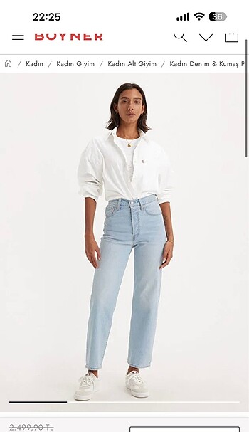 Levi's ribcage straight ankle pantolon