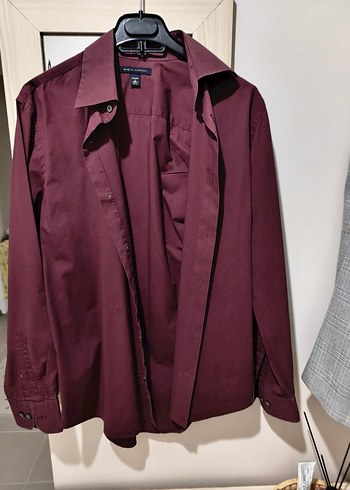Banana Republic Bordo Klasik Gomlek