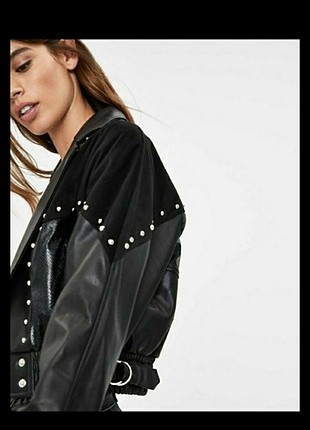 Bershka deri ceket