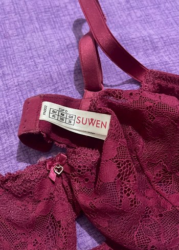 Pembe Dantel Vintage Bohem Sütyen - Görsel 2