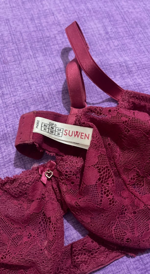 Pembe Dantel Vintage Bohem Sütyen - Görsel 2