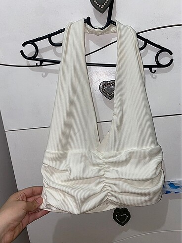 Dilvin boyundan askılı dekolteli top - Görsel 2