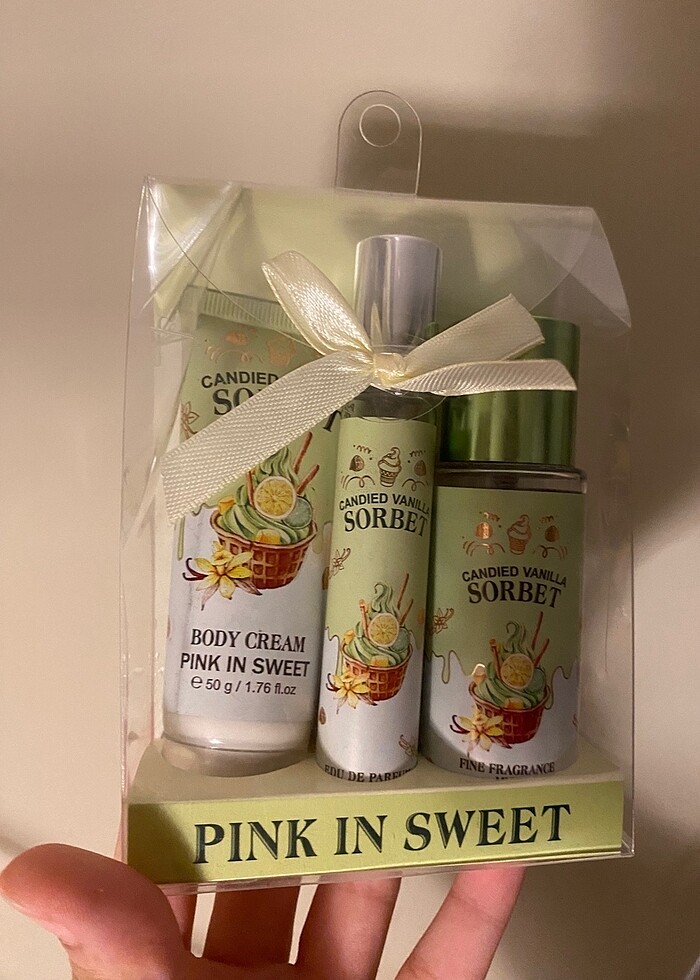 Vanilla Sorbet parfume sett - Görsel 2