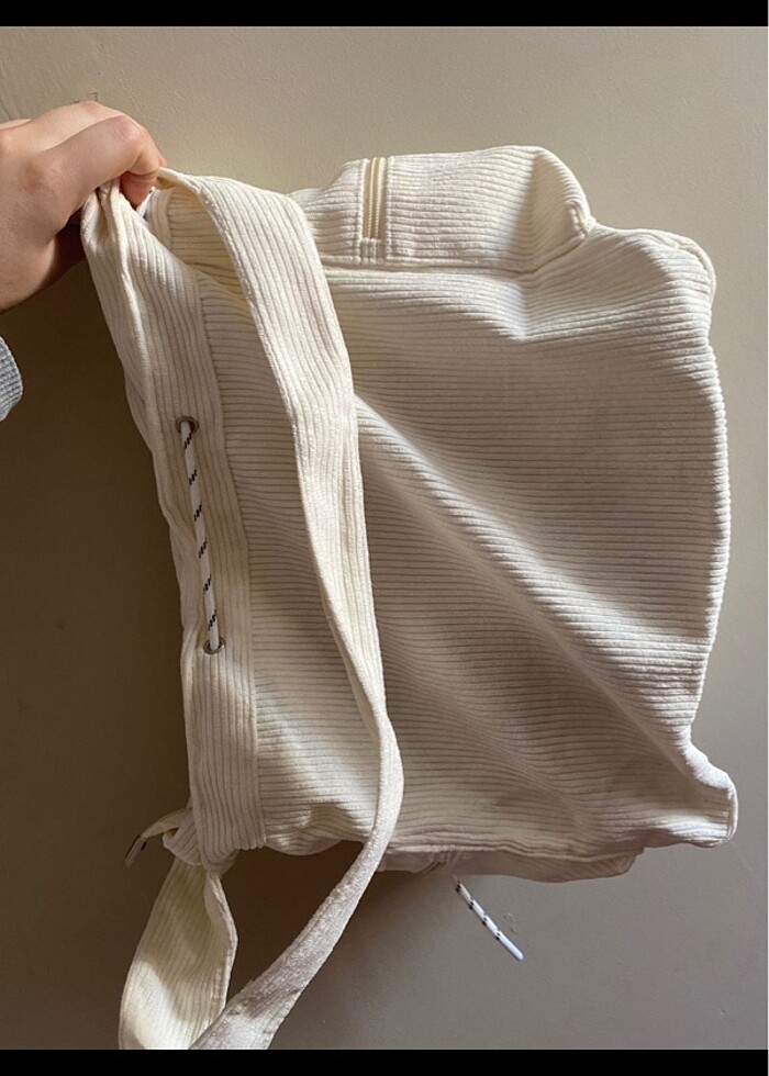 Beyaz Çanta y2k - Görsel 3