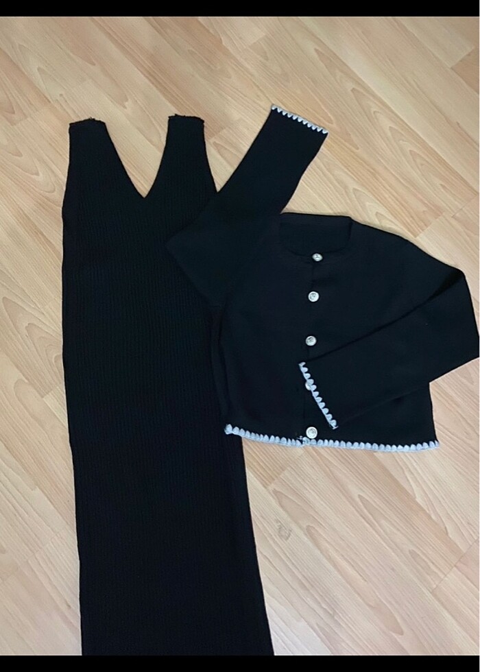 Hırkalı elbise takım  2 li takım - Görsel 2