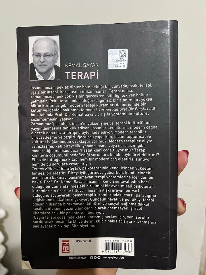 Terapi - Kültürel Bir Eleştiri Kitabı - Kemal Sayar - Görsel 2