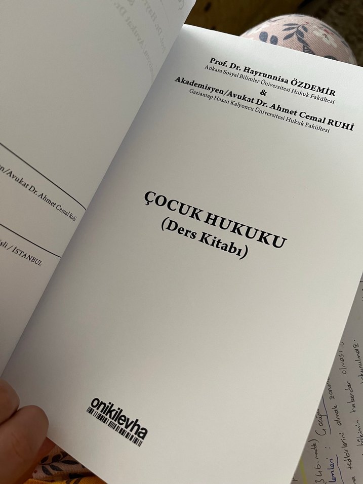 Çocuk Hukuku Ders Kitabı - Prof. Dr. Hayrunnisa Özdemir - Görsel 4