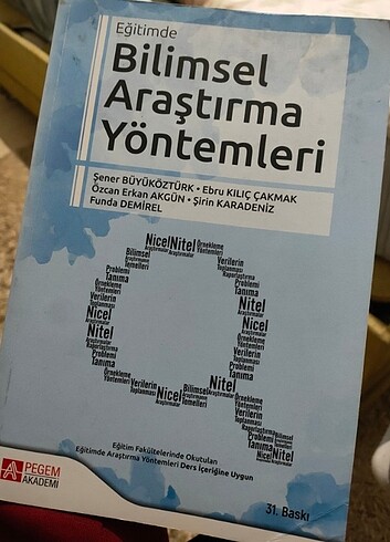 Eğitimde bilimsel araştırma yöntemleri kitabı 