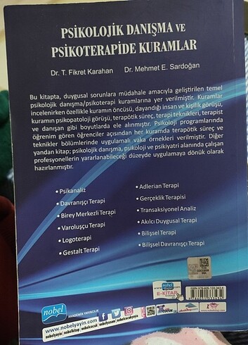 Psikolojik danışma ve psikoterapide kuramlar