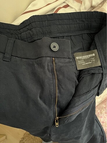 zara lacivert kumaş pantolon - Görsel 7