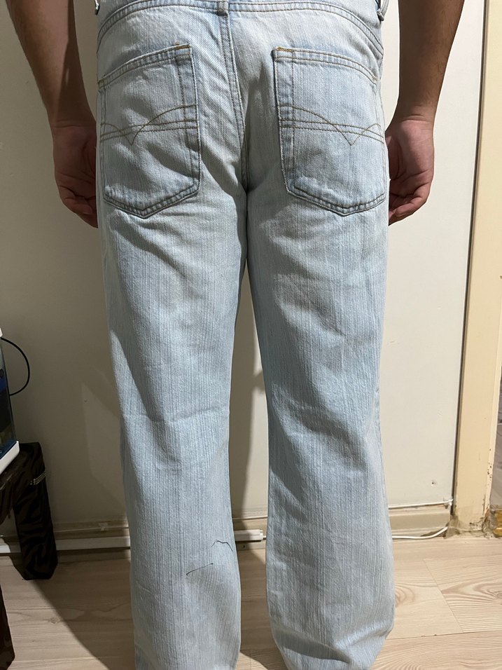 Açık Mavi Regular Fit Jean - Görsel 4