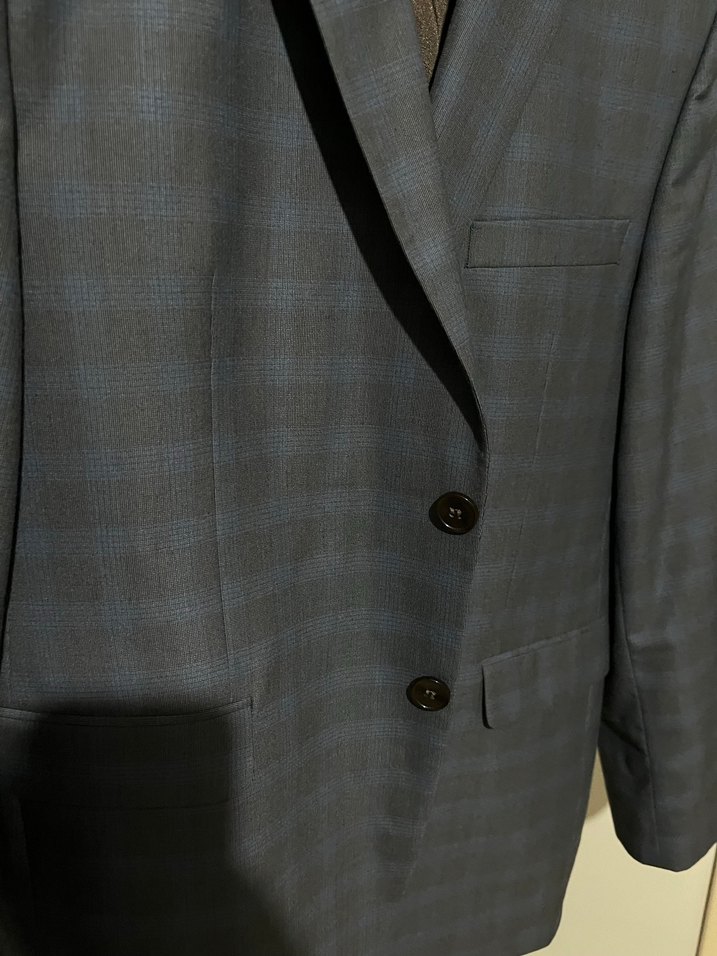 Ekose Desenli Erkek Takım Elbise - Görsel 3