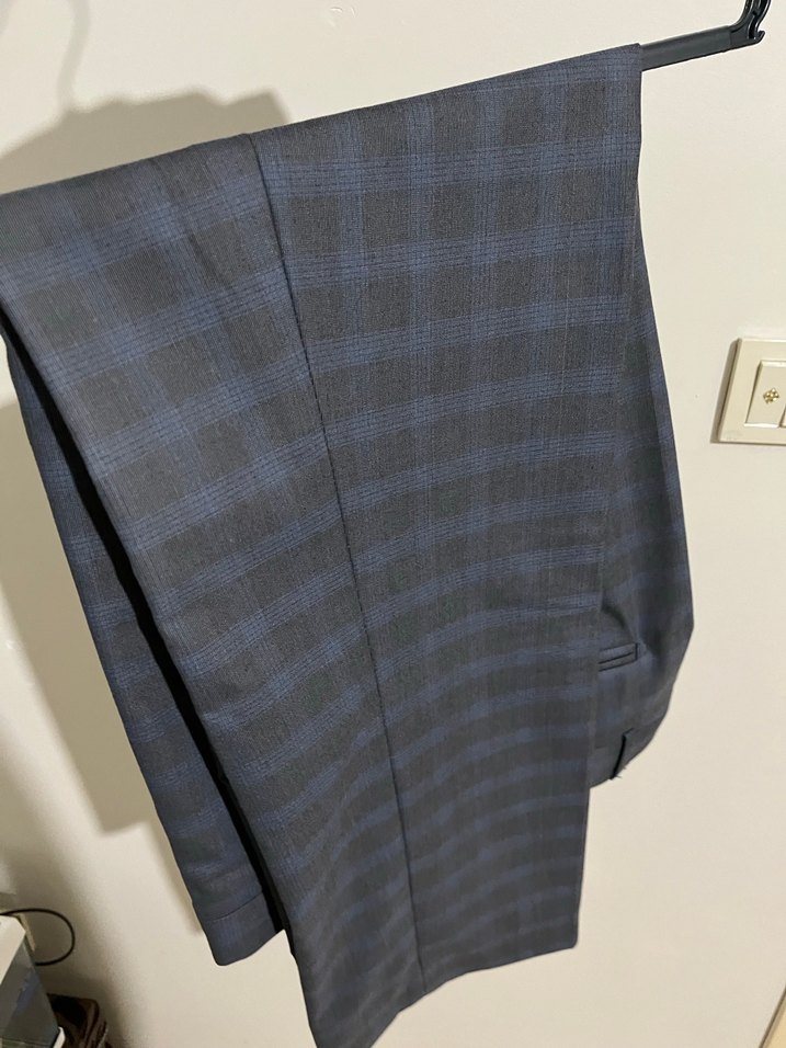 Ekose Desenli Erkek Takım Elbise - Görsel 5