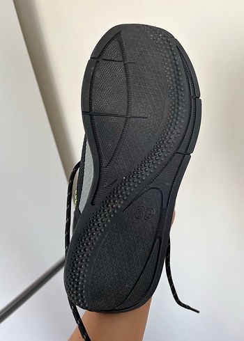 Erkek Siyah Bağcıklı Spor Ayakkabı - Görsel 8