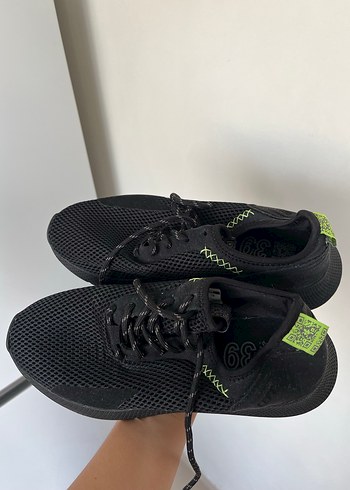 Erkek Siyah Bağcıklı Spor Ayakkabı - Görsel 9