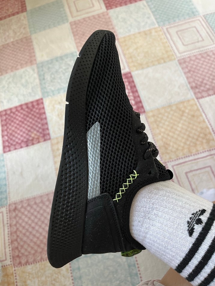 Erkek Siyah Bağcıklı Spor Ayakkabı - Görsel 5