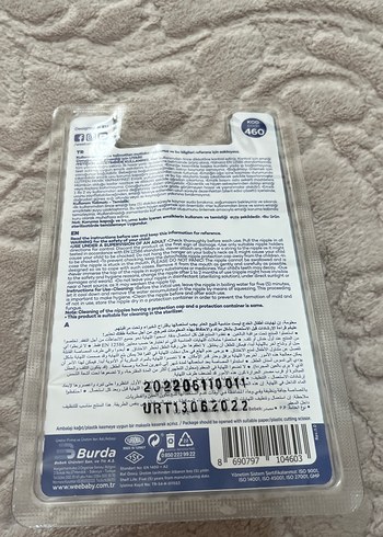 Wee Baby Kelebek Emzik No3 Beyaz - Görsel 2