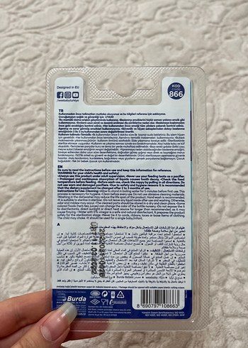 Wee Baby Klasik Silikon Biberon Emziği 0-6 Ay - Görsel 2