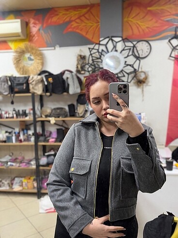 Zara Zara muadili Kaşe crop ceket