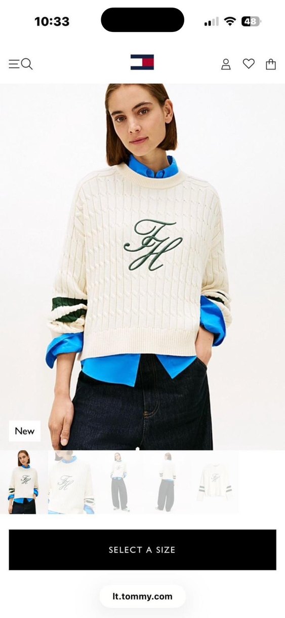 Tommy hilfiger Kadın triko kazak s m l - Görsel 3