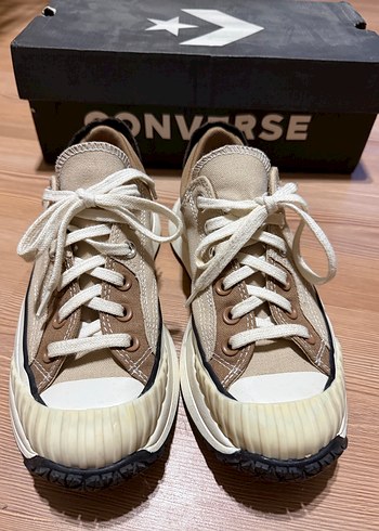 Bej Converse Kadın Spor Ayakkabı - Görsel 2