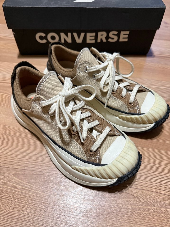 Bej Converse Kadın Spor Ayakkabı - Görsel 3