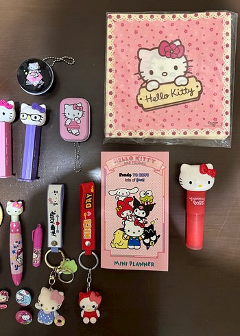 Renkli Hello Kitty Kız Aksesuar Seti - Görsel 4