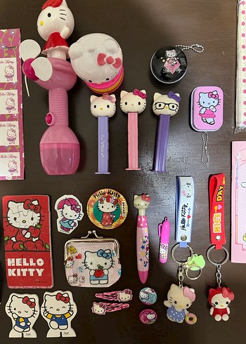 Renkli Hello Kitty Kız Aksesuar Seti - Görsel 3
