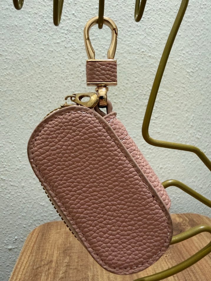 Pembe Hello Kitty Fermuarlı Anahtarlık - Görsel 2