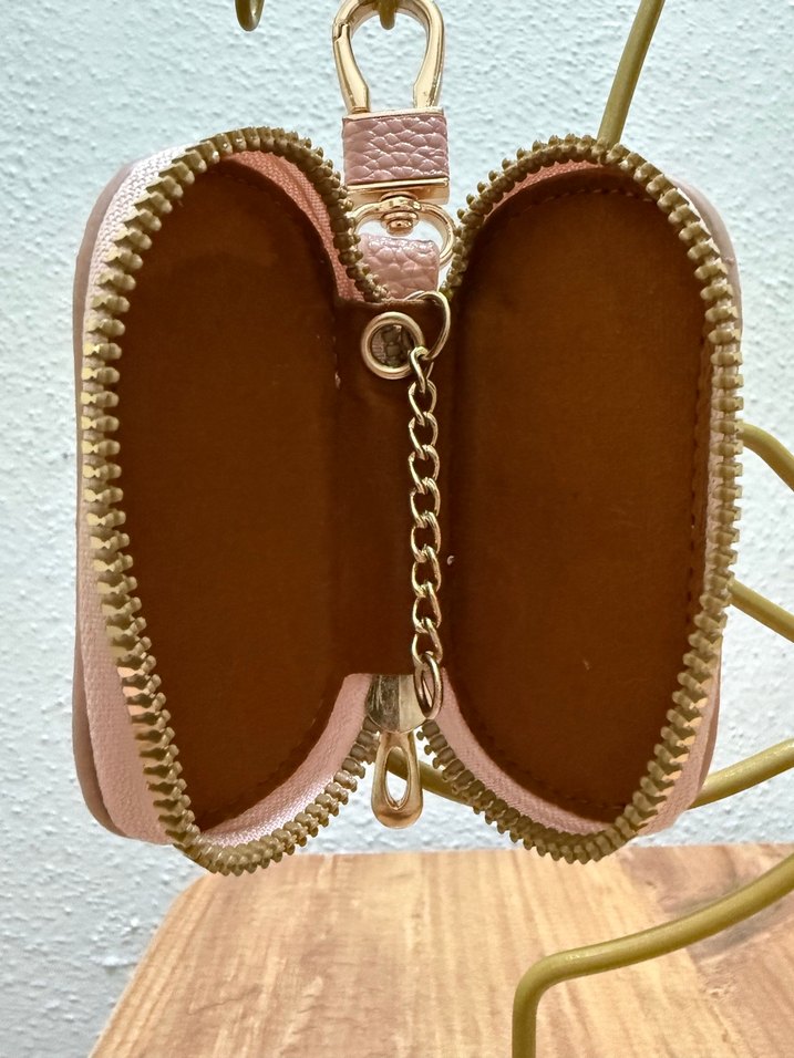 Pembe Hello Kitty Fermuarlı Anahtarlık - Görsel 3