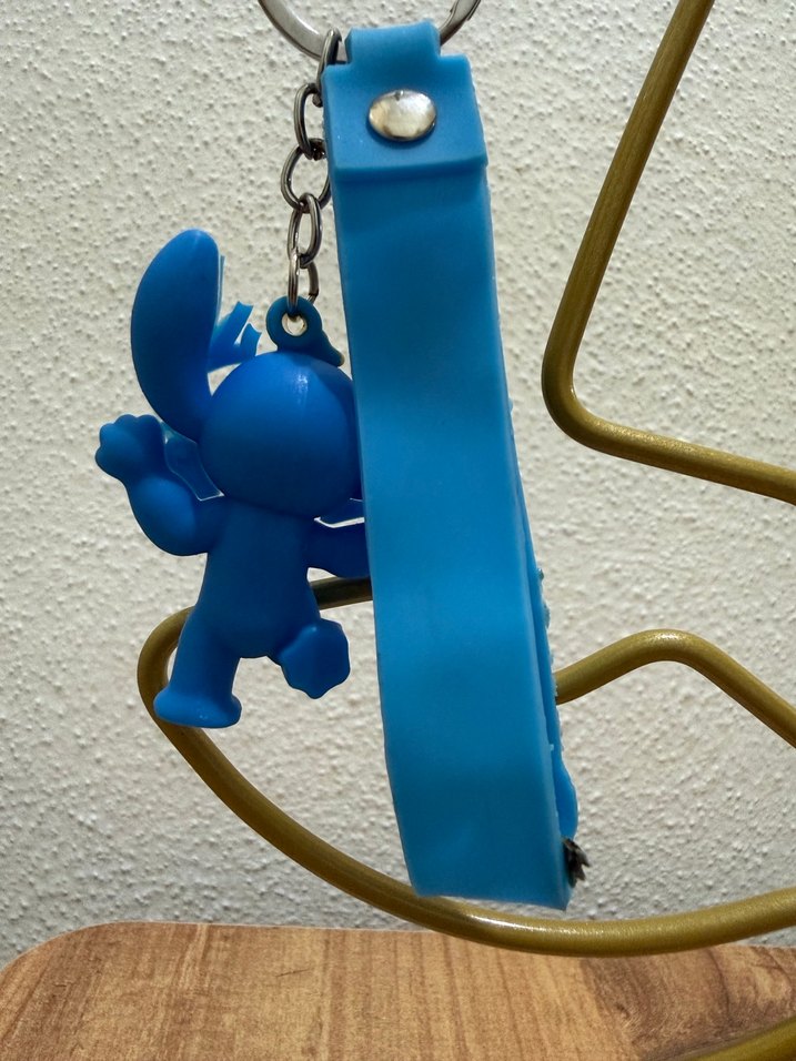Renkli Stitch Figürlü Anahtarlık ve Püskül - Görsel 3