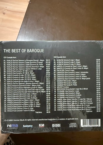 Barok Müziğin En İyileri Albümü Koleksiyon - Görsel 3