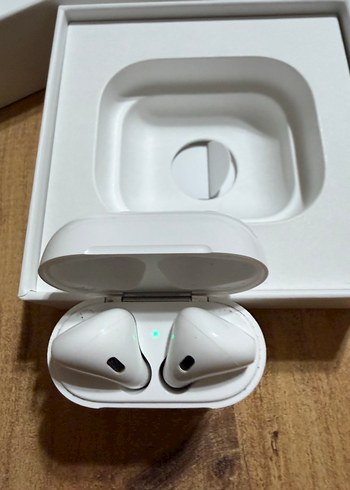 Apple Airpods 1/2 Beyaz Kablosuz Kulaklık ve Şarj Kutusu - Görsel 6