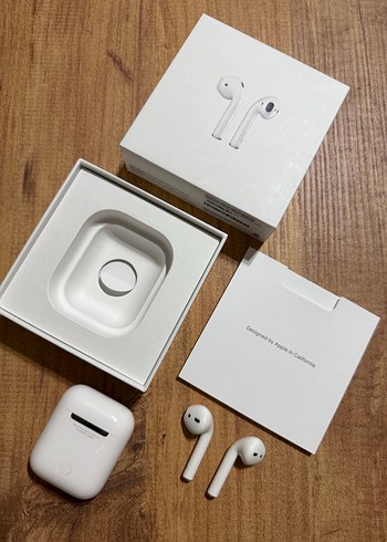 Apple Airpods 1/2 Beyaz Kablosuz Kulaklık ve Şarj Kutusu - Görsel 5