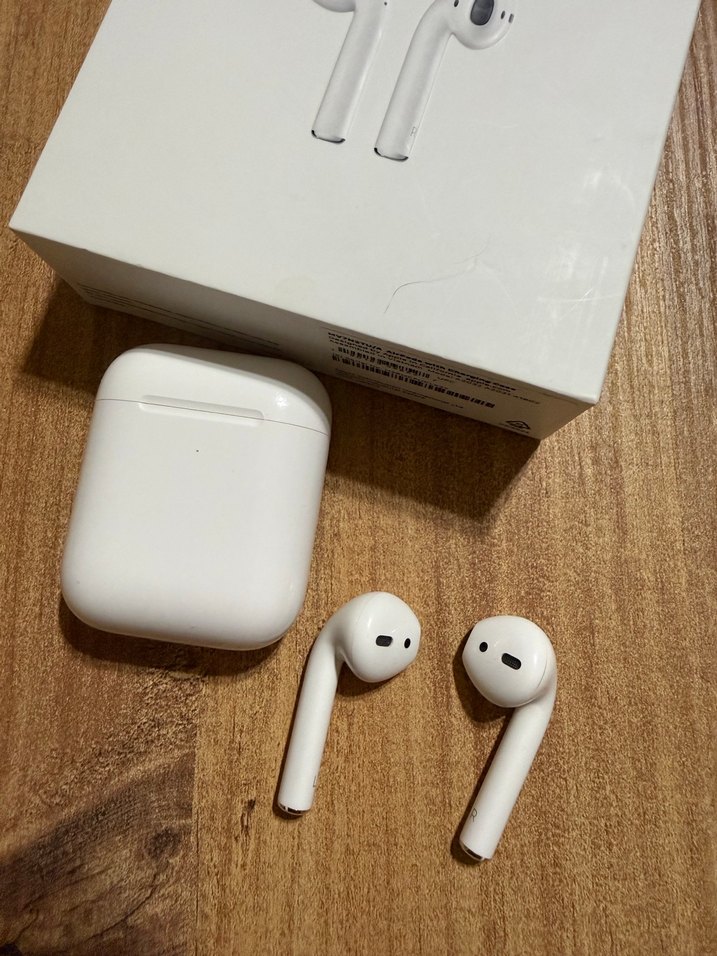 Apple Airpods 1/2 Beyaz Kablosuz Kulaklık ve Şarj Kutusu - Görsel 2