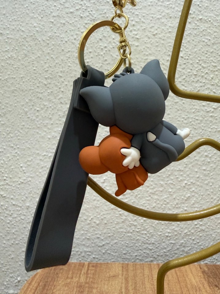 Renkli Tom ve Jerry Zincirli Anahtarlık - Görsel 3