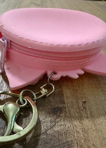 Fermuarlı Pembe Kedi Anahtarlık - Görsel 3