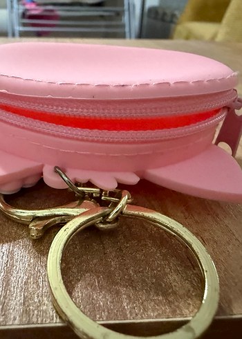 Fermuarlı Pembe Kedi Anahtarlık - Görsel 4