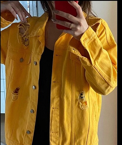 m Beden Sarı ceket