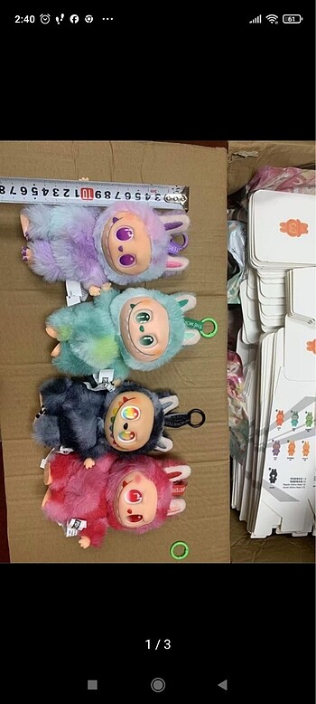YENİ LABUBA PELUŞ ANAHTARLIK