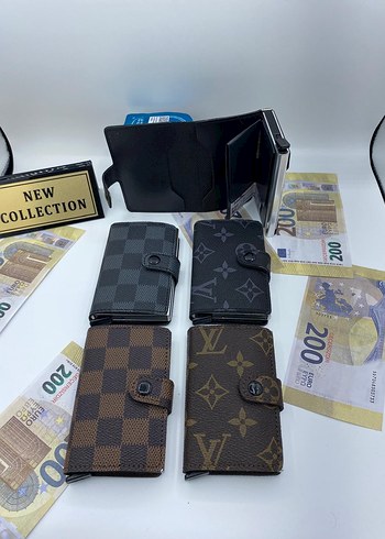 Siyah Baskılı Erkek Cüzdanları - Trendy İş Stili - Görsel 17